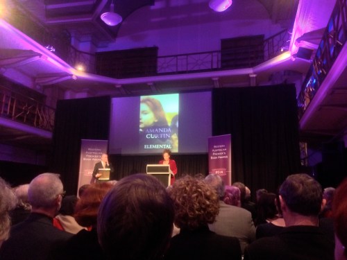 A huge event for 2014: announcements of the WA Premier's Book Awards. Elemental was shortlisted in the Fiction and People's Choice categories.