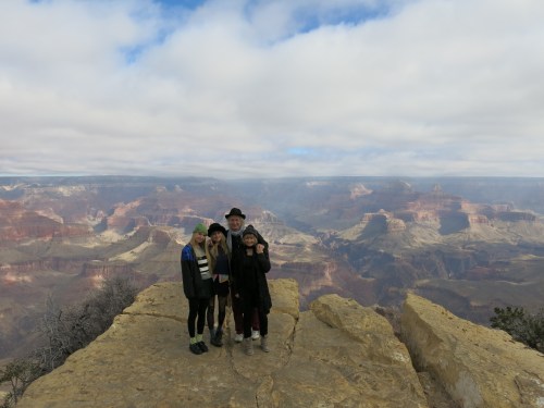 At the Grand Canyon with ‘the girls’
